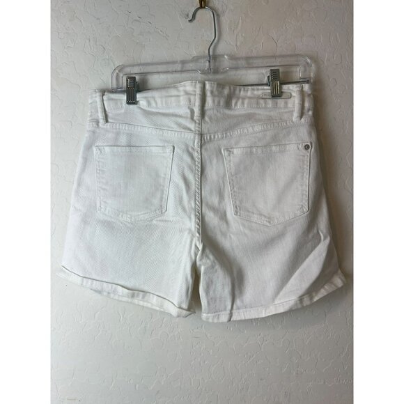 Women Pilcro and the Letterpress Slim Boyfriend Sz 28 Jean Shorts With Distressi - Picture 3 of 9